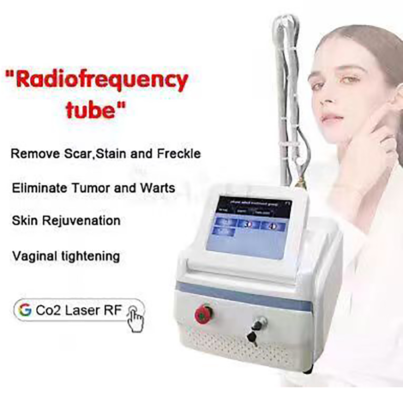RF Tube Fractional CO2 Laser Machine Laser Skin Resurfacing Acne Behandeling Litteken Verwijdering Vaginale strakke anti Wikle Wratten Verwijderen