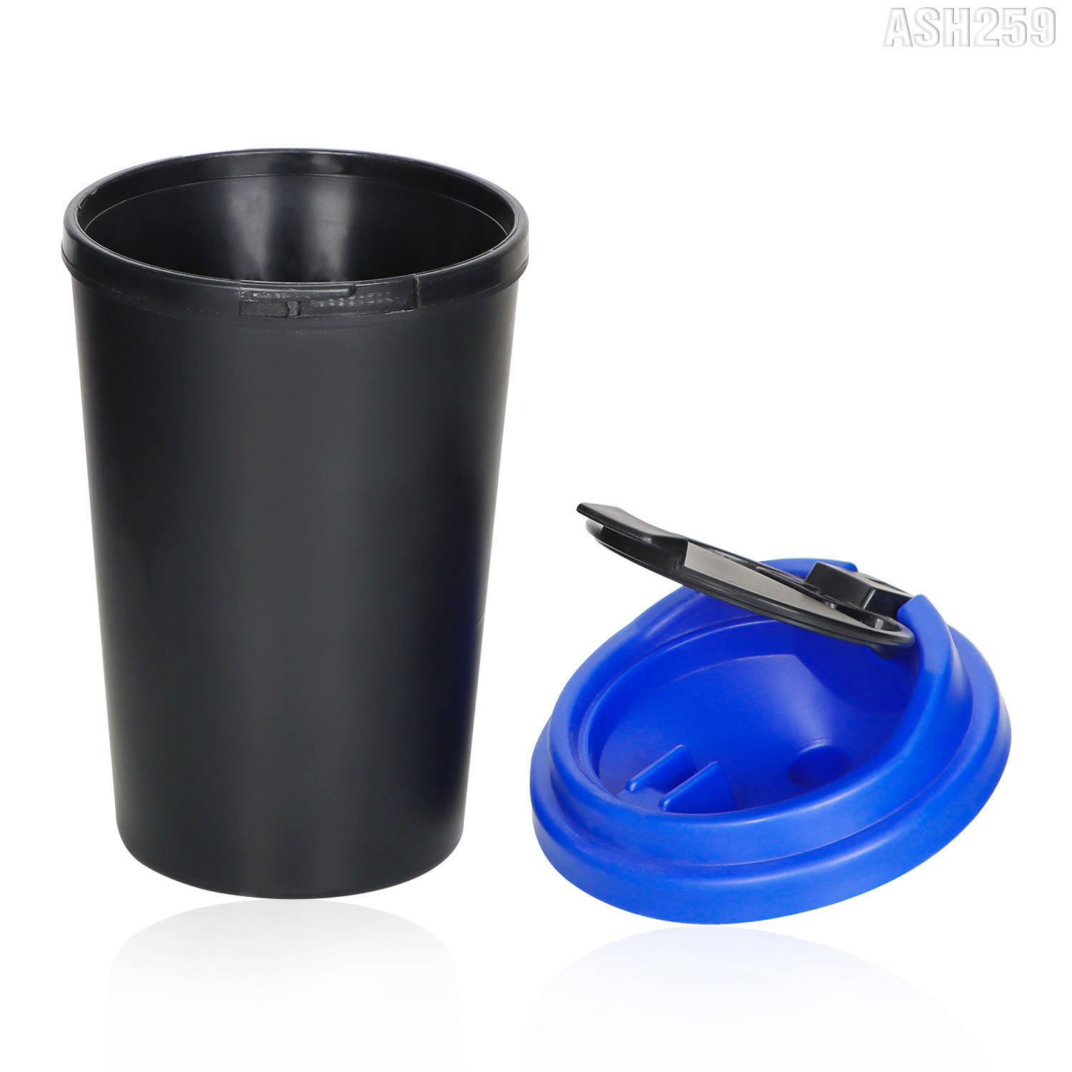 Mini Plastic Car Ashtray Smokeless Colorful Luminous Ash Tray Detachable Durable Cigarette Holder Eco-friendly Storage Cup With cover Tobacco Smoking Accessories