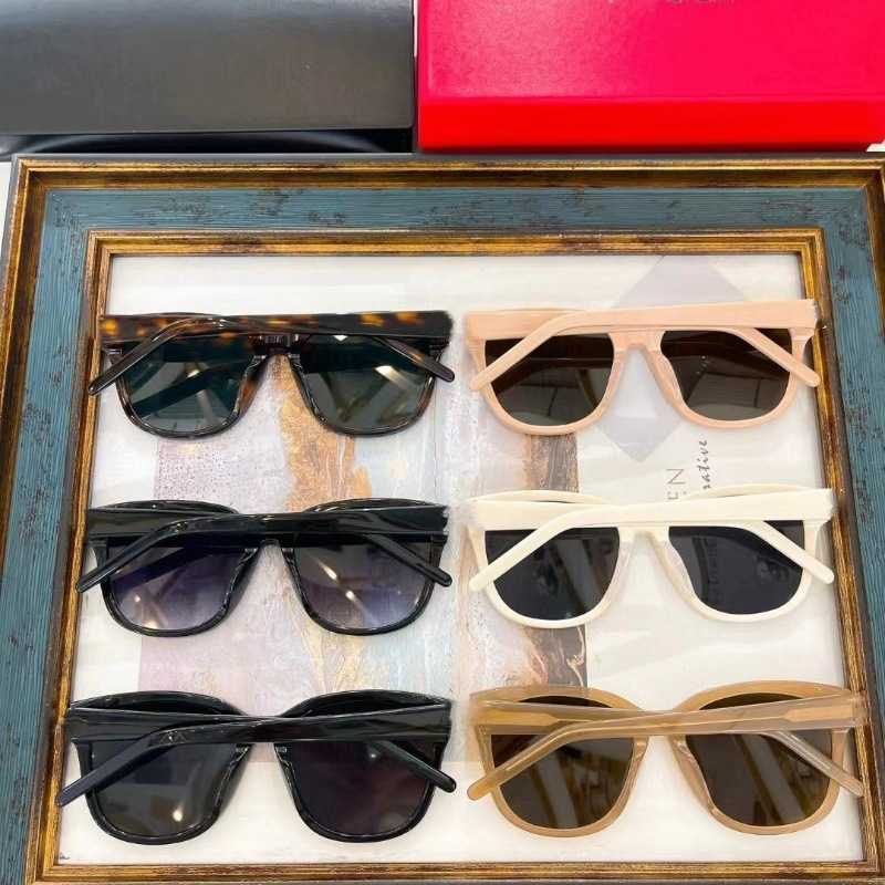 designer sunglasses 2024 New Santa Rosa Box Sunglasses Instagram Star Internet Celebrity Same Board Sunglasses SLM40