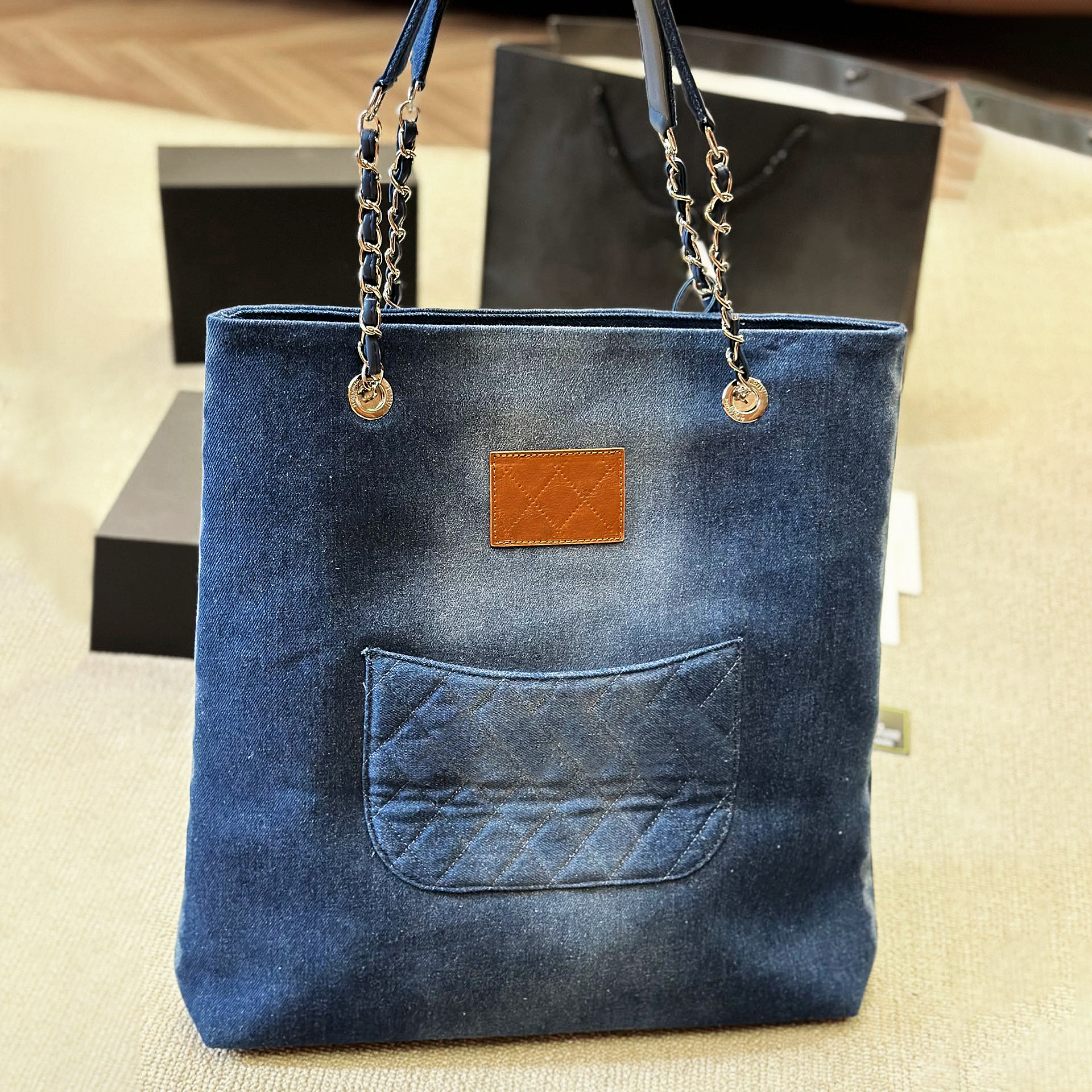 Kvinnor vintage denim tote väska stor jean väska designer väska lyx varumärke denim handväska c väska sommar kvinnor väska ny mode denim rese shopping väskor designer jean tote