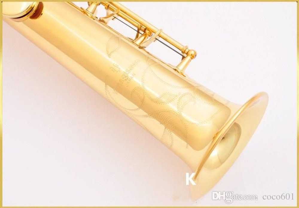 Sopranosaxofon Nya Japan S901 B Flat Soprano Saxofon Högkvalitativa musikinstrument Professionell gratis frakt