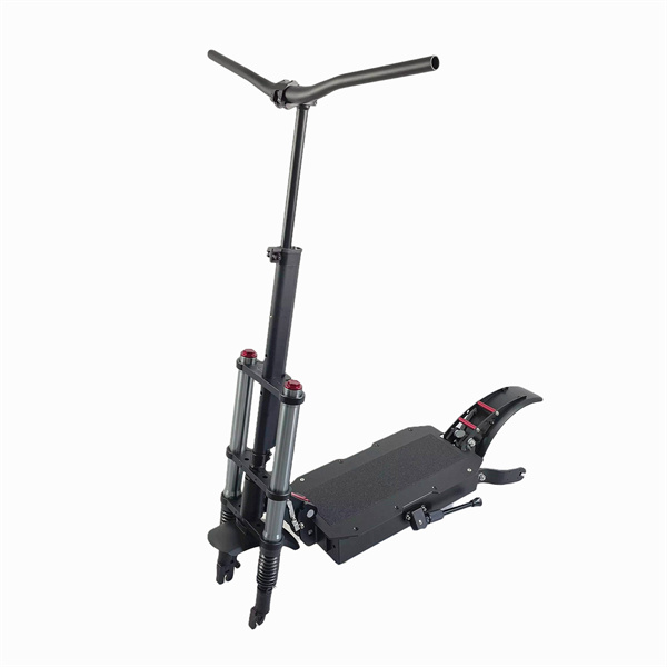 Easy Folding Electric Scooter Frame Open Size 150mm Fit with 11inch Tyres Aluminum Alloy Frame for 52V60V Scooter
