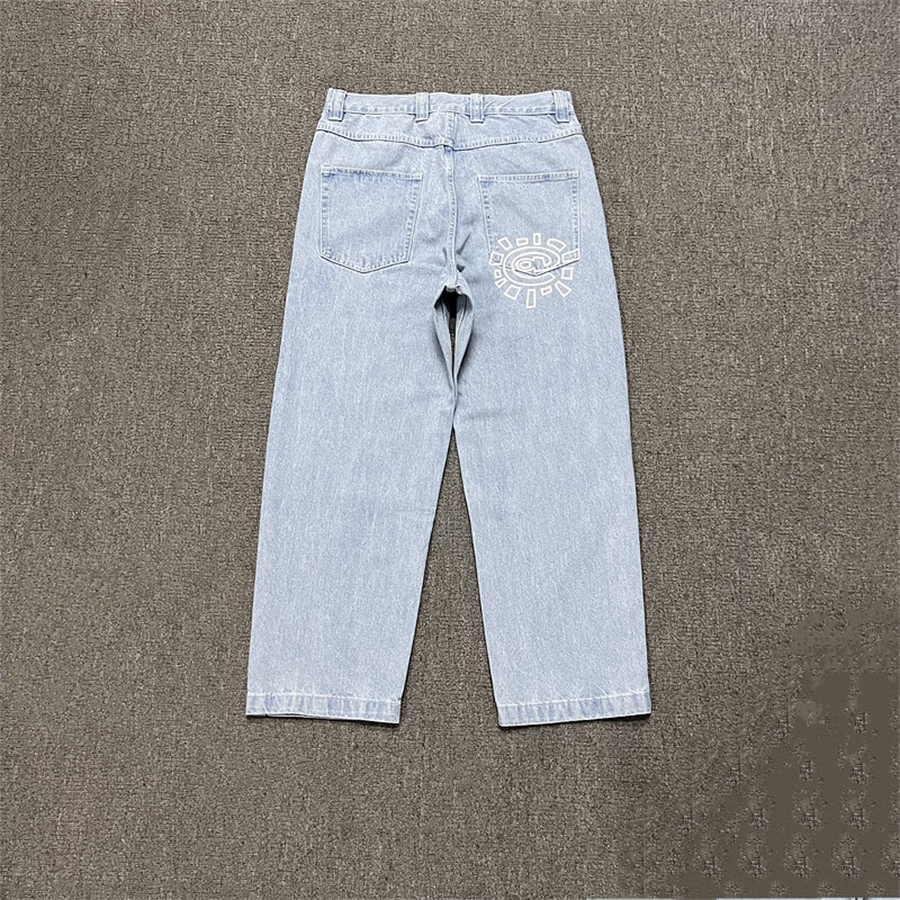 Jeans maschili jeans baggy jeans classic tasine brand washing pantaloni in denim pantaloni da donna casual europei e americani