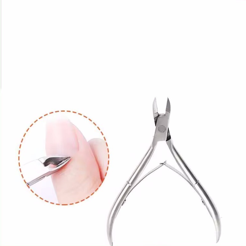 Ferramentas de manicure de cutículas de aço inoxidável Tools de cutículas TRIMERS para unhas e unhas dos pés