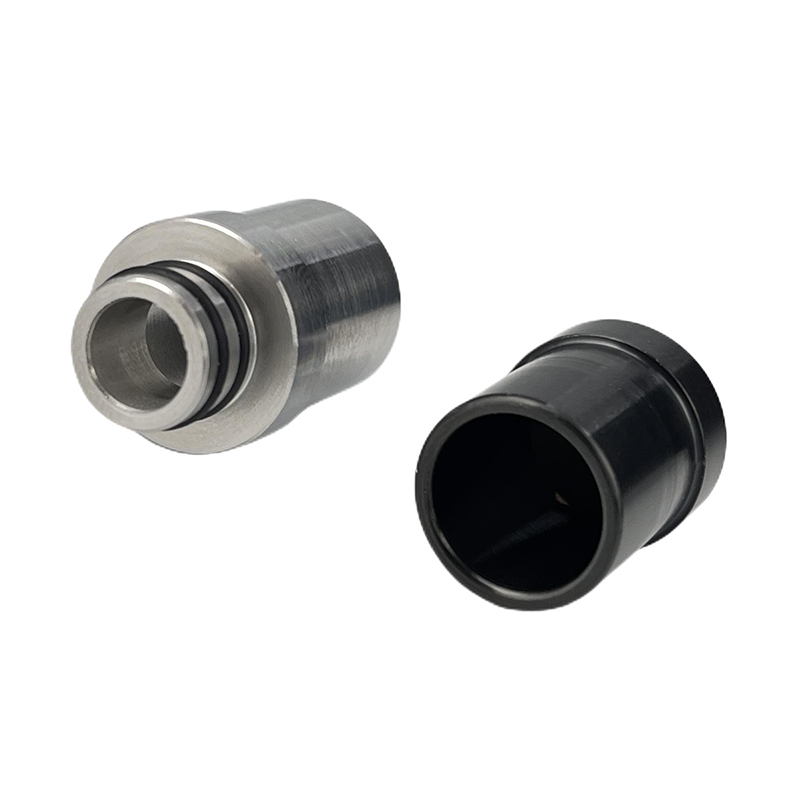 510 Stainless Steel Drip Tip Black Silver Mouthpiece