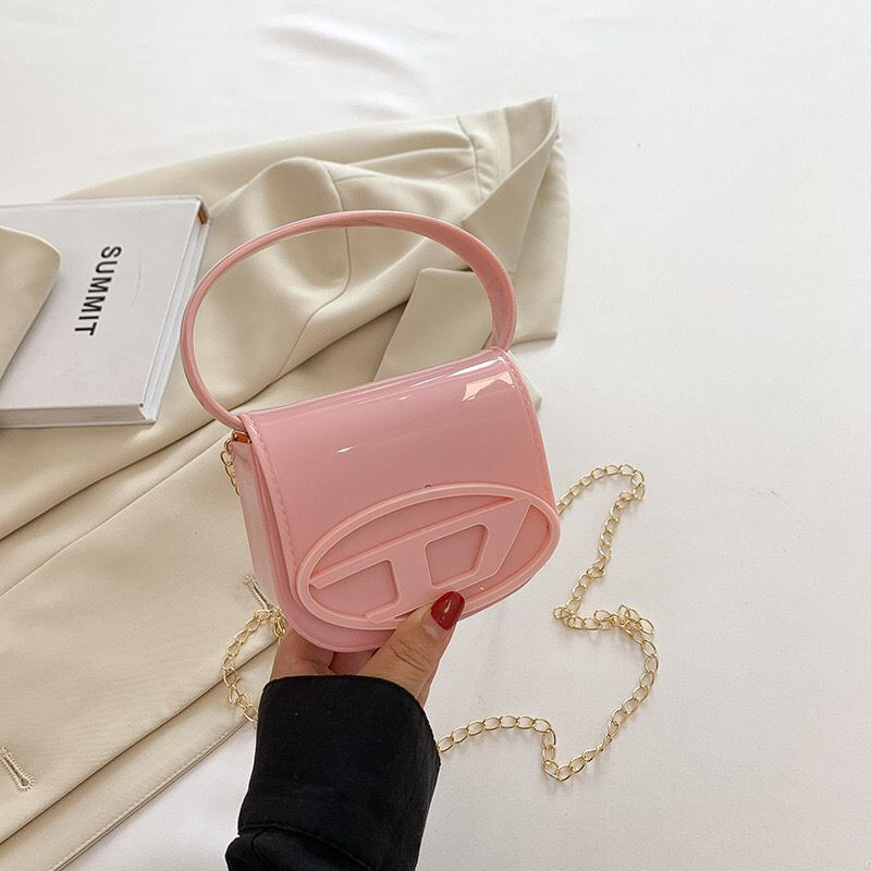 Kids Designer Purses Newest Korean Children Princess Handbags PVC Material Girls Mini Candies Snack Bags Coin Purses Teenager Shoulder Bags