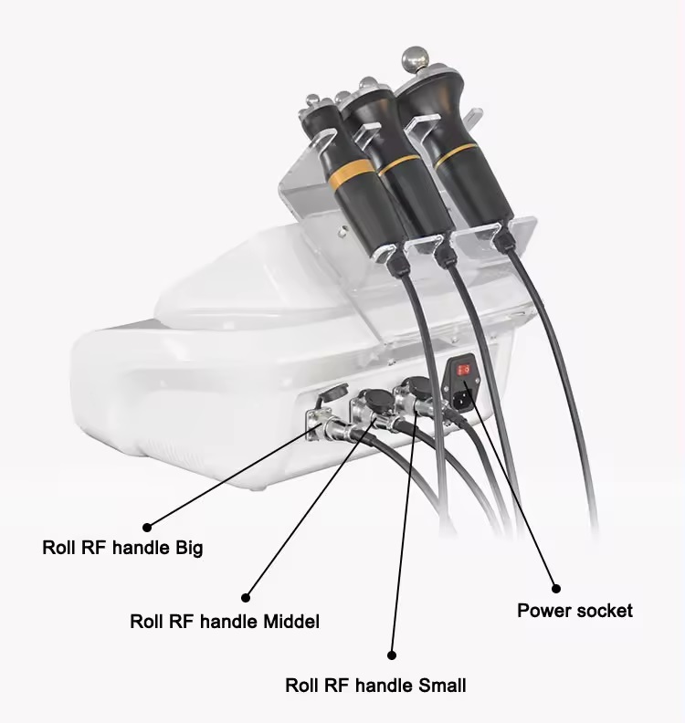 360 Automatische rollermachine voor cellulitis roller Skin Rolling Massager 360 graden roterende RF Machine RF 360 Roller voor gezichtslichaam