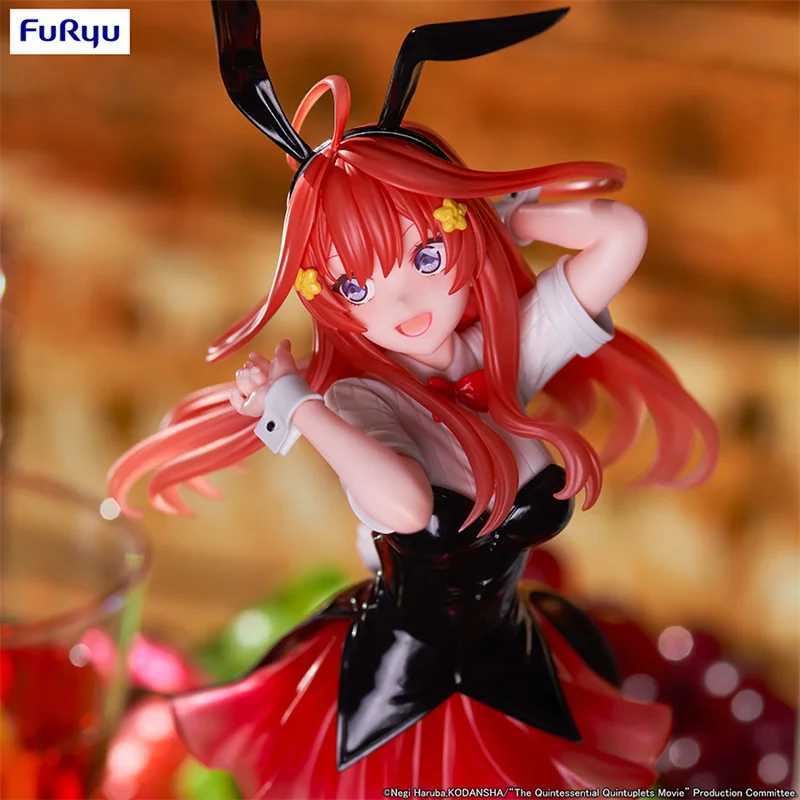 Action Toy Toy Toy Furyu Trio-Trie-It the Quintessential Quintuplets anime تمثال ناكانو Itsuki Bunny Girl Action Collection Toys T240506