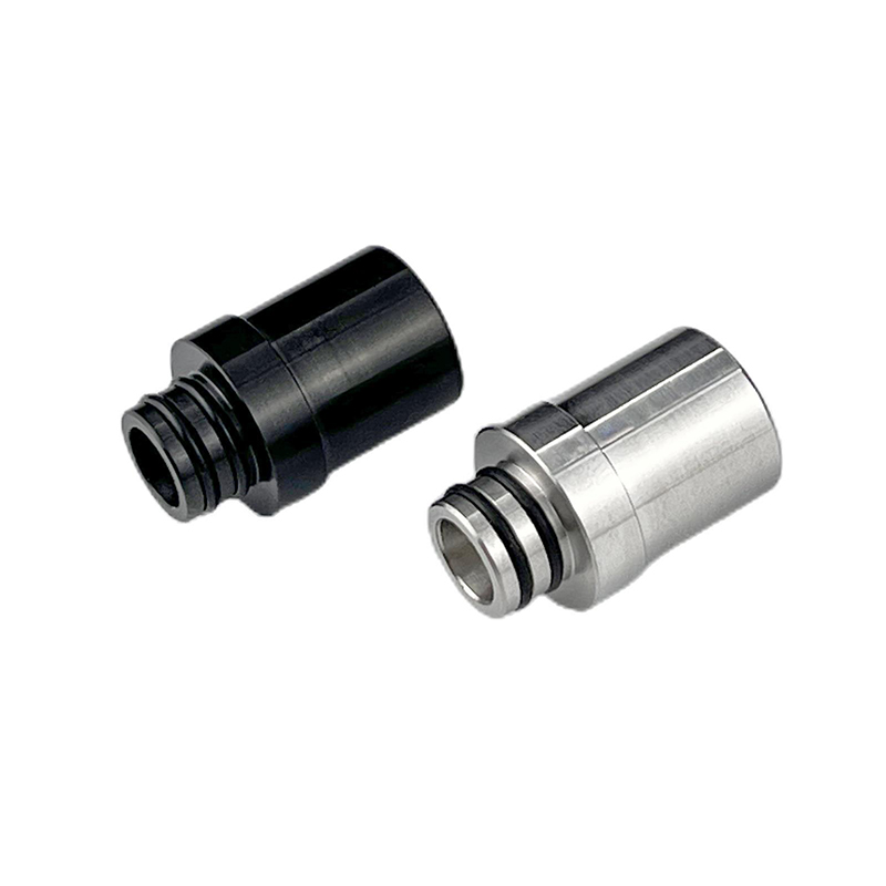 510 Stainless Steel Drip Tip Black Silver Mouthpiece