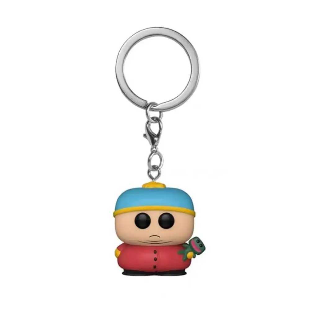 Action Toy Figures Funkoes Keychain Southern Park Action Figure Pocket Poche Pop Action Figure Keychains Toys T240422