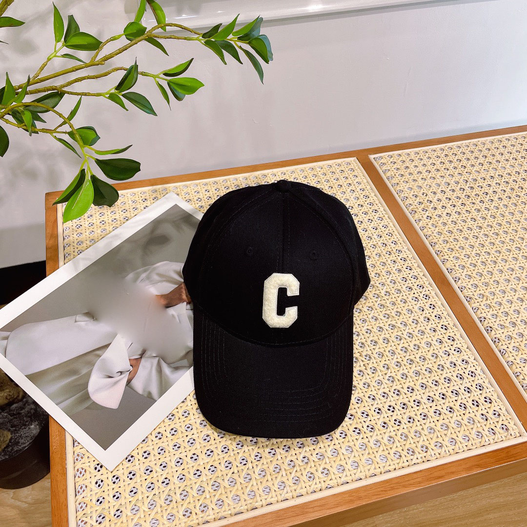 Litera haftowana czapka baseballowa Big c Proste Casquette damskie czapki snapback candy kolor mody plażowy kapelusze