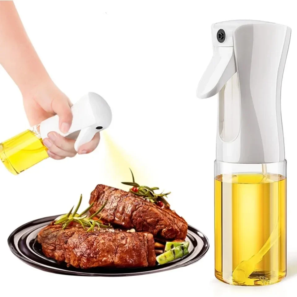 200/300ml Ölsprühflaschenöl -Spender Behälter Haus Küche Koch Camping BBQ Backessig Soja Fett Fett Fett Sauce Sprayer