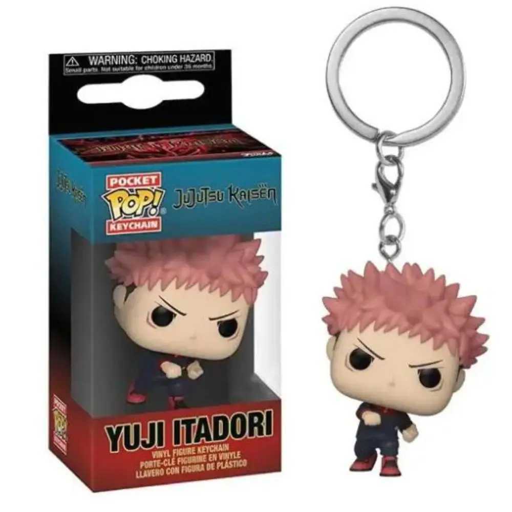 Figure giocattolo d'azione taskchain tascabile jujutsu kaisen satoru gojo nobara kugisaki yuji itadori bambole in vinile modello giocattoli a sospensione bambini regali t240422