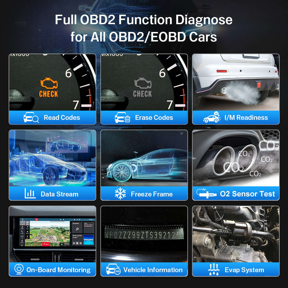 새로운 Konnwei Kdiag Bluetooth 전체 자동차 진단 도구 모든 시스템 자동 스캐너 코드 리더 오일 재설정 배터리 매치 Serivce 무료
