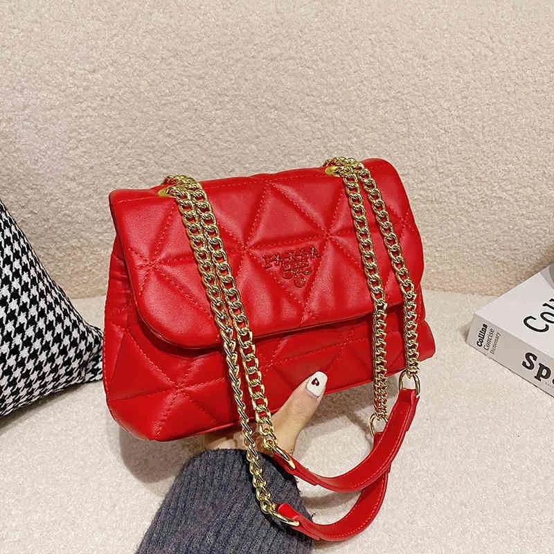 Handbag Explosive models Handbags Lingge chain female trend foreign style versatile bagW4S1 factory outlet