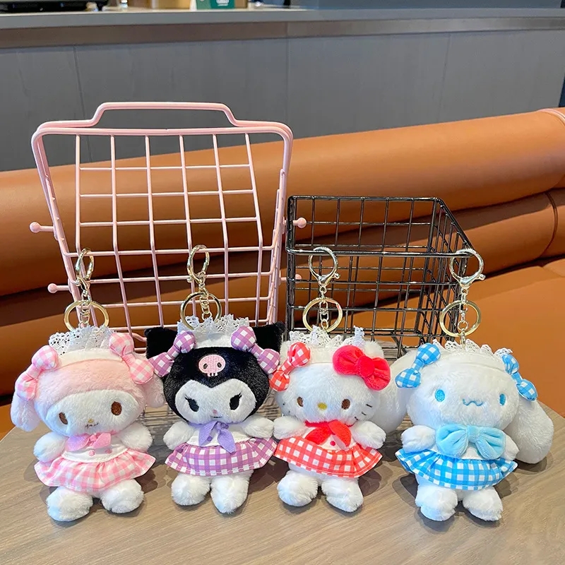 Creative Kuromi Series 3, Liou Cross Dressing Plush Zero Wallet Doll Mobile Pendant Cute Mini Doll Bag Pendant