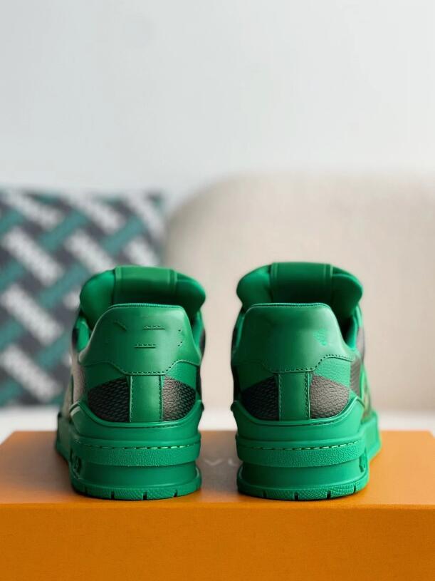 10A designer Luxurys Trainer Casual Shoes for Men Womens Green Mens Sports Sneakers Allenatori di scarpe di moda 46 Scarpe di moda