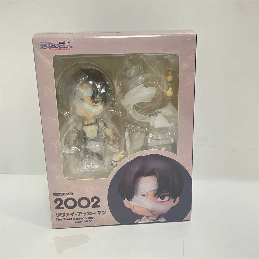 Des figures de jouets d'action attaquent sur Titan Anime Figure Leviackerman 2002 Rivaille Action Toys for Children Figure Collector 10cm Cadeaux d'anniversaire T240422