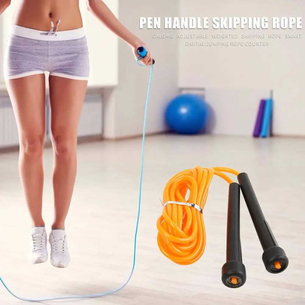 Jump Ropes Sports Sports Ski Rope Fitness PVC Jump Rope Orange Y240423