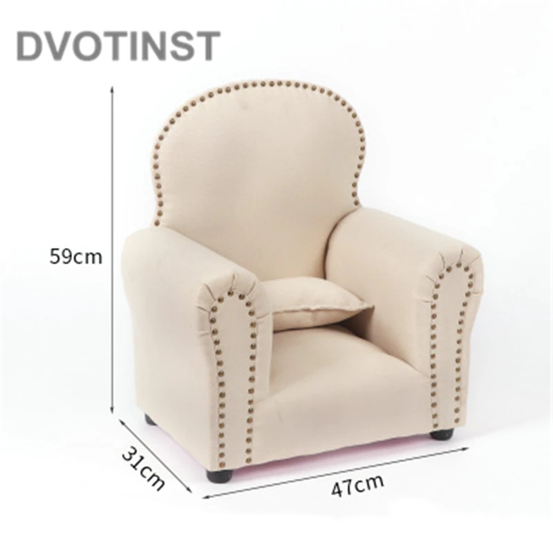 Accesorios Dvotinst Props de fotografía recién nacida para bebés Pose de mini sofá silla de brazo almohada Fotográfica accesorios estudio de fotografías de fotografías