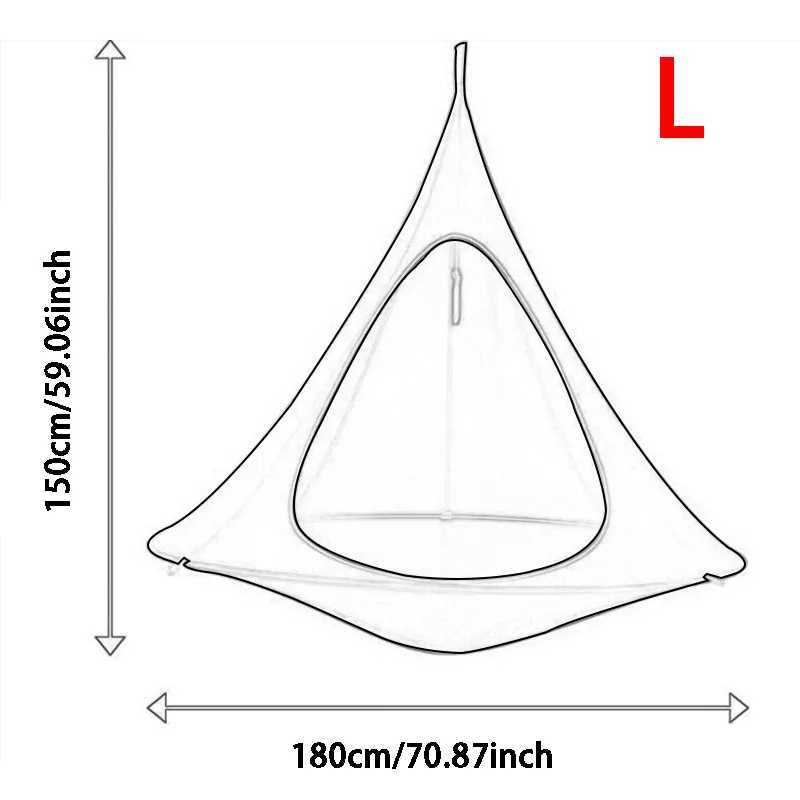 Camp Meubles en forme d'ufo Tipi arbre suspendu chaise swing pour enfants adultes intérieur hamac de tente de tente de tente de patio camping y240423