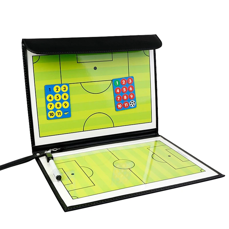 Fotboll 54 cm Foldbar Magnetic Tactic Board Soccer Coaching Coachs Tactical Board Football Game Football Trainic Tactics Urklipp Hot