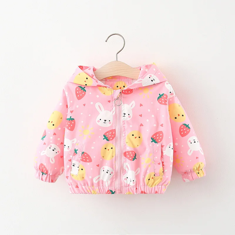 Coats Spring newborn baby girl clothes outfit casual hooded windbreaker outerwear for baby girls clothing 1st birthday jacket coats