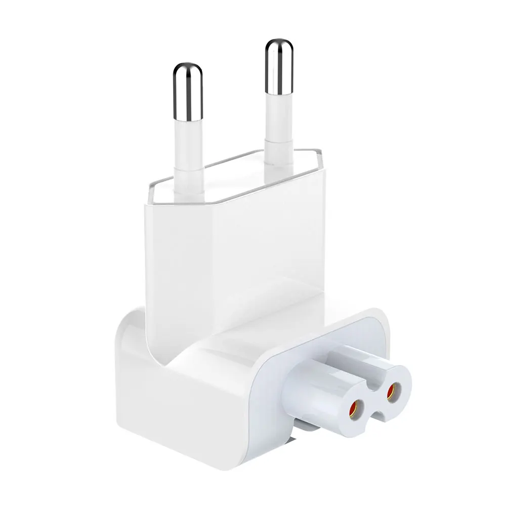 Laddare 50st Euro Plug AC Duck Head för iPad Air Pro MacBook Charger Suit for iPad Wall Charge Power Adapter EU European Pin