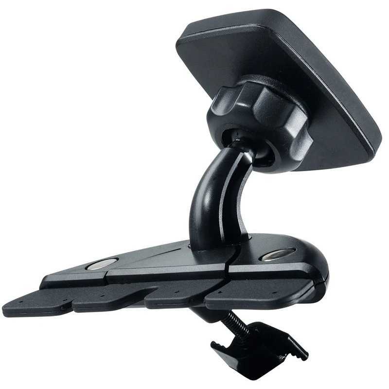 Téléphone portable supporte le support de téléphone de voiture Universal CD Slot magnétique support de support de voiture 360 ROTATION MOBILLE TEPHERDER SOURC pour les téléphones portables tablettes GPS Y240423