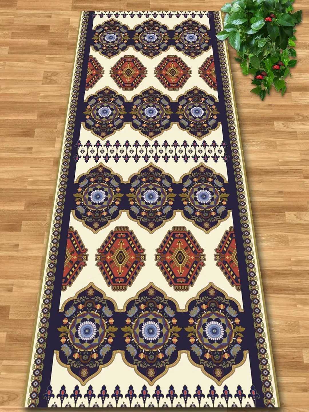 Carpet Morocco Style Halway Carpet Decoration Home Floor Mat Hotel Corridor Long Carpets Chomes non glissantes Décor Litsdie Rapis de grande taille T240422