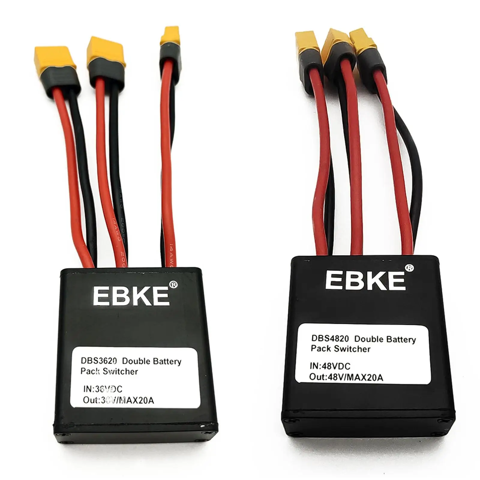 Part Double Battery Discharge Converter For Ebike 36V/48V 20A 500W Dual Battery Pack Switch Balancer Electric Bicycle Accessories