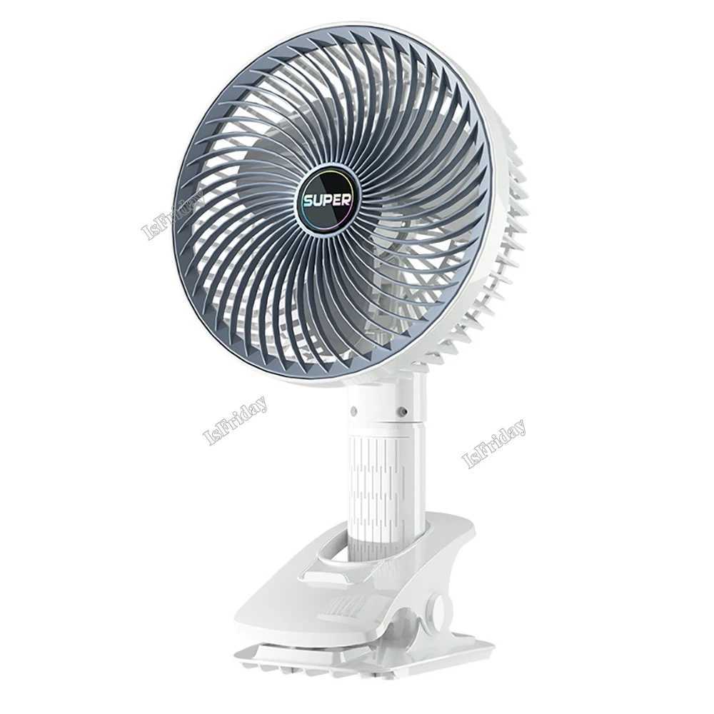 Autres appareils Ventilateur de charge USB portable à 3 vitesses d'électricité sans fil manuel de ventilateur de ventilateur de refroidissement circulant pour le bureau de bureau de camping à domicile J240423