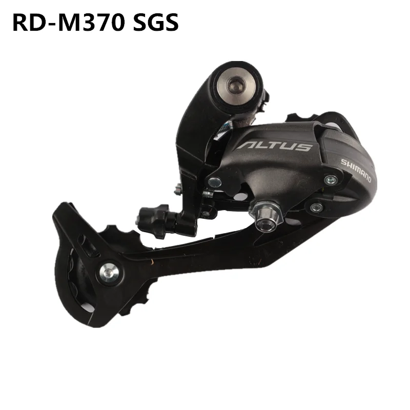 Partes Shimano Altus M2000 M370 9 VELOCIDADE 9S BICKEIRA TRANSELHEIREILLEUR traseira do desviador traseiro MTB Mountain Bike Deleilur Long Cage