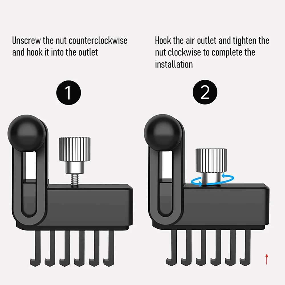 Téléphone portable supporte les supports pour le support de téléphone de ventilation de voiture magnétique Tesla s'adapte à l'iPhone 14 13 12 Pro max plus mini tous les téléphones Model 3 Model Y Accessoires de voiture Y240423