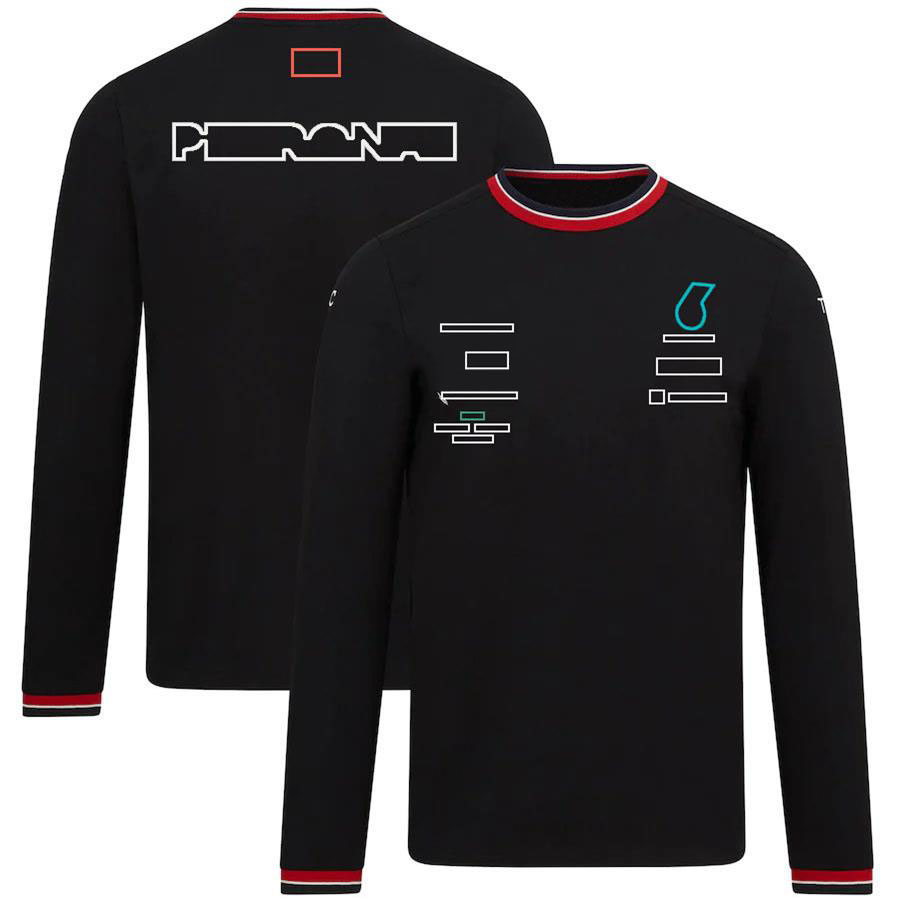 2022-2023 F1 Racing Long Sleeve T-shirt Formula 1 Team Driver O Neck T-Shirt Summer New Men's Fashion Sport Jersey T-shirts Custom