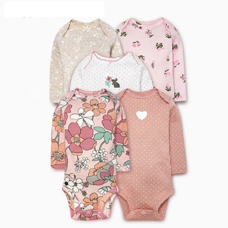 One-Pieces Baby Long Sleeve Oneck BodySuit Neugeborene Jungen Mädchen Kleidung 2021 Unisex Neugeborenes Kostüm Rompers Set Baumwolle 624 m Kleidung