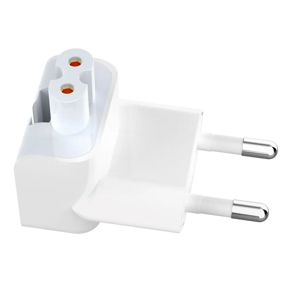 Laddare 50st Euro Plug AC Duck Head för iPad Air Pro MacBook Charger Suit for iPad Wall Charge Power Adapter EU European Pin