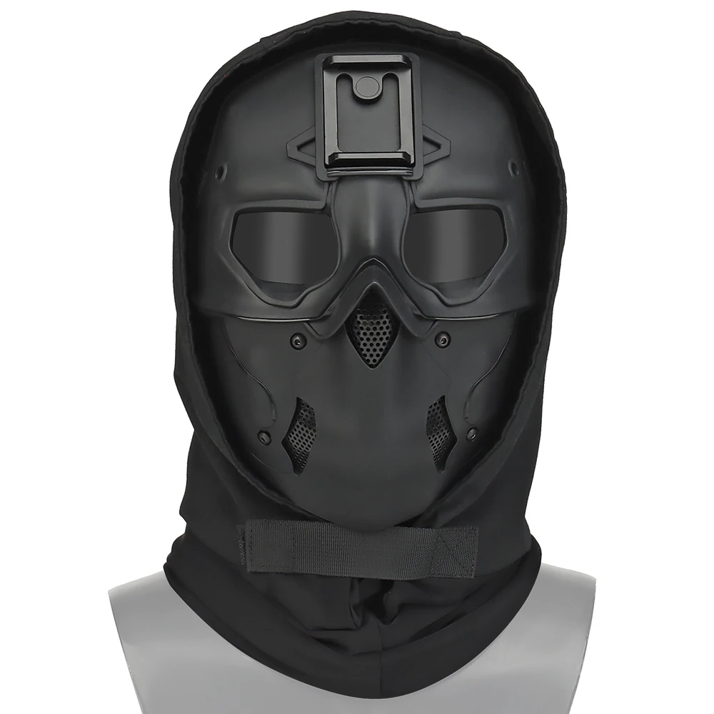 Safety Tactical Wild Mask Hutning Full Face Outdoor Protective Airsoft Mask Halloween Camouflage Mask Fan Lätt Mask Hjälm