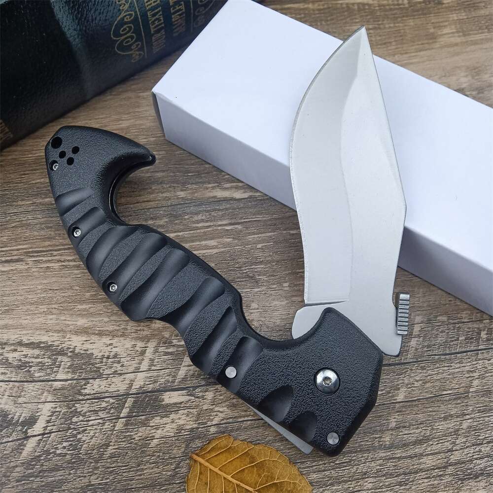 High Performance Warrior Tactical Folding Knife 7Cr13Mov Blad Nylon Glass Fiber Handle Outdoor Combat Hunt Knives EDC Tools