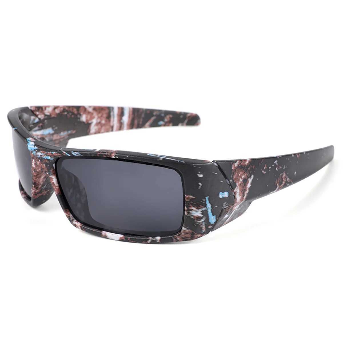 Zonnebrillen heren sport gepolariseerde zonnebril hipster buiten fietsen running winddicht bril UV 400 bescherming J240423