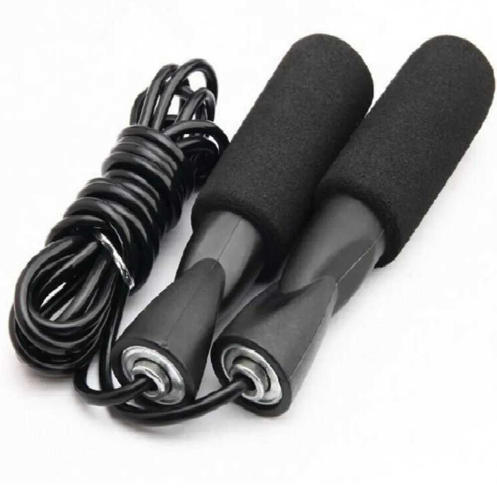 Jump Ropes Fitness and Exerche Supplies Sports Sports Boxing Aeróbico salto de salto Rolamento Ajuste Velocidade do mancal Fitness Blac Sports em casa#3 Y240423