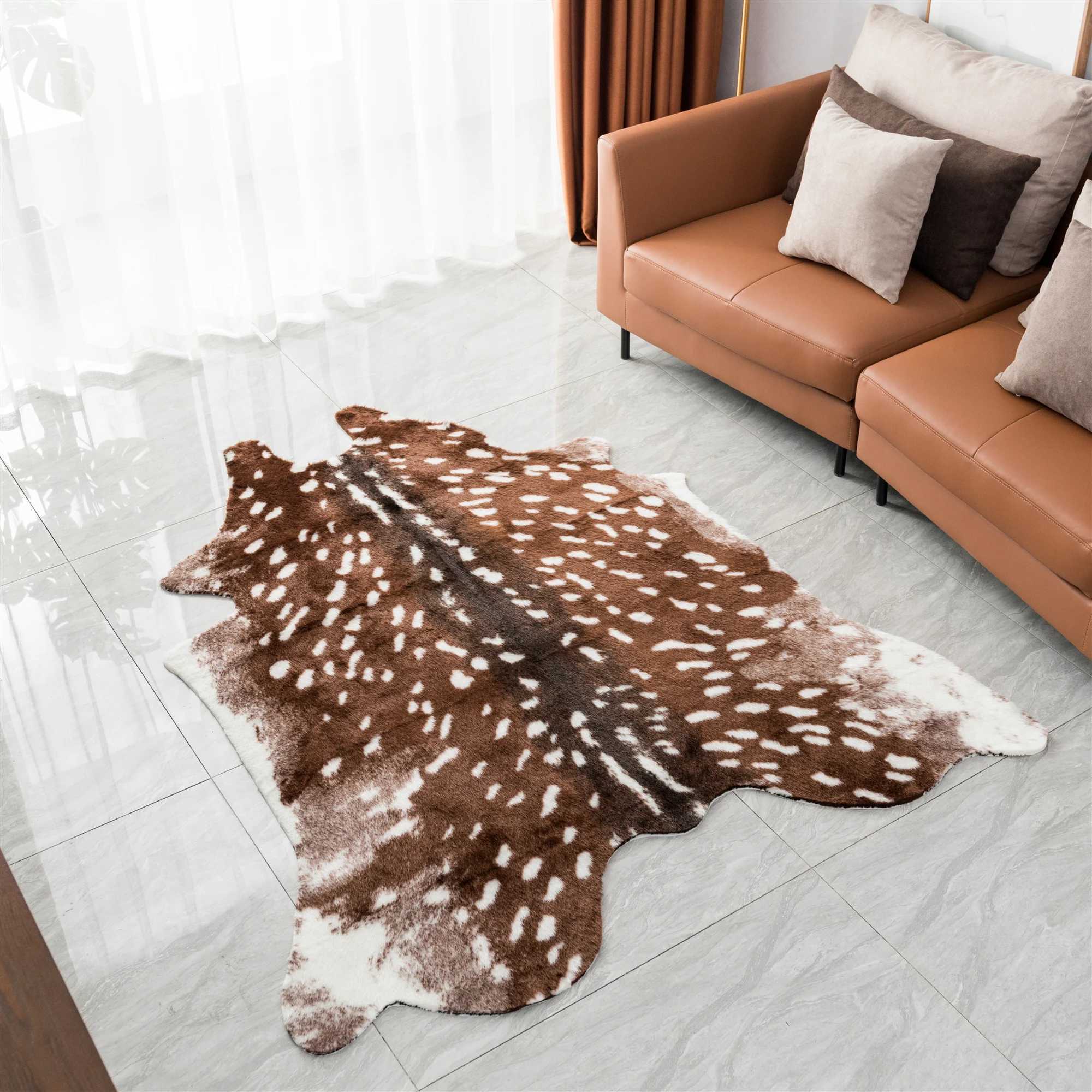 Mattan Modern faux päls matta 20 mm lång plysch matta för soffbord rumsdekor mattor för vardagsrumsmattor matta för sovrumsdekoration T240422
