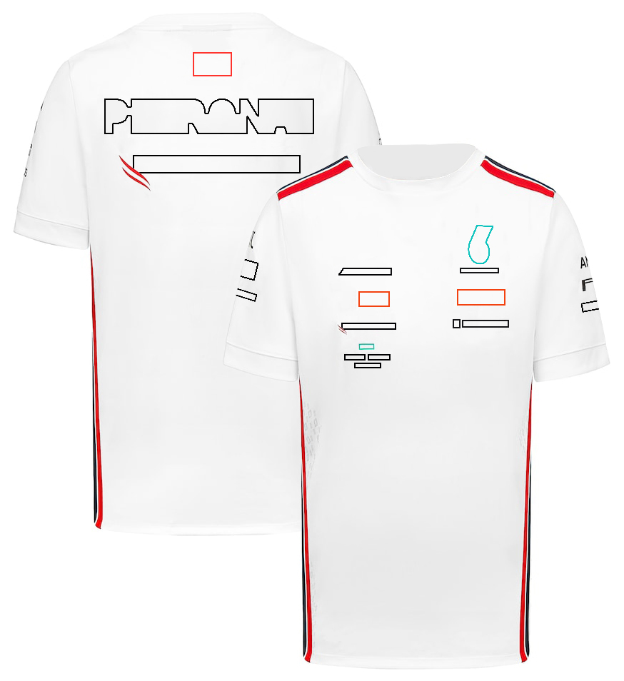 T-shirt d'équipe de course de Formule 1 F1 2022 2023 T-shirt de saison Motorsport Mente de polo Mente à manches courte respirante Summer Summer