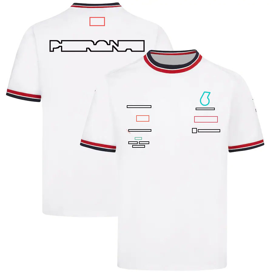 T-shirt d'équipe de course de Formule 1 F1 2022 2023 T-shirt de saison Motorsport Mente de polo Mente à manches courte respirante Summer Summer