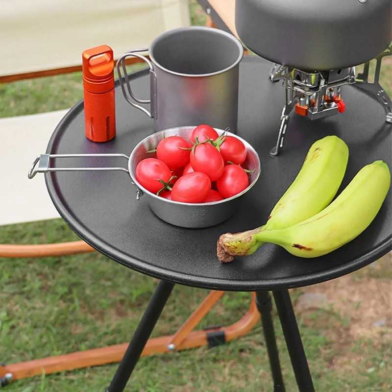 Camp Furniture Camping folding table tourism barbecue outdoor garden table fishing and hiking simple storage dining table travel furniture and equipment Y240423