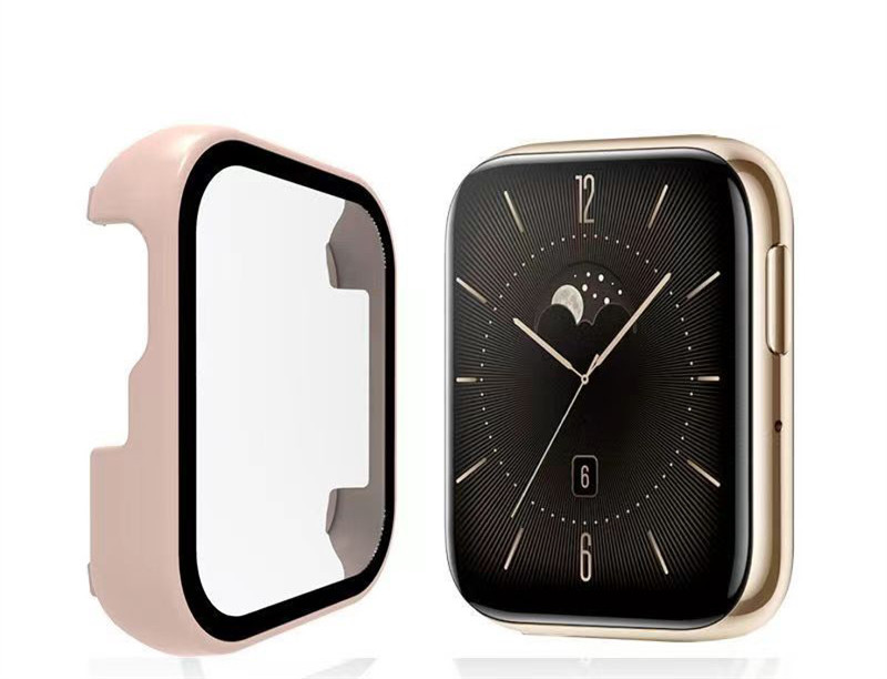 Oppo Watch 3 Case met schermbeschermer voor vivo smartwatch harde plastic afdekkaten gehard glazen schokbestendige schaal volle hoesschaal