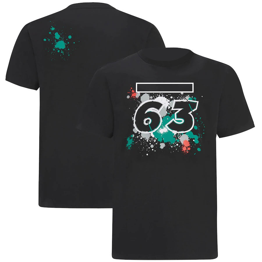 F1 Racing Team T-shirt Driver Formule à manches courtes 1 T-shirt T-shirt Logo Logo à manches courtes TEE JERSEY DRICT RAPIDE