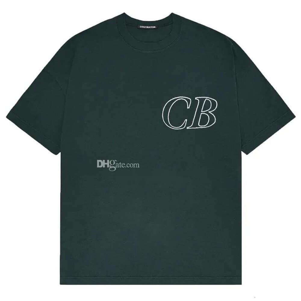 T-shirt de créateur masculin Cole Buxton T-shirt Summer Summer Summer Green Grey White Black T-shirt Men Femmes Top Quality Slogan Classic Print Top Tee T-shirt décontracté 459