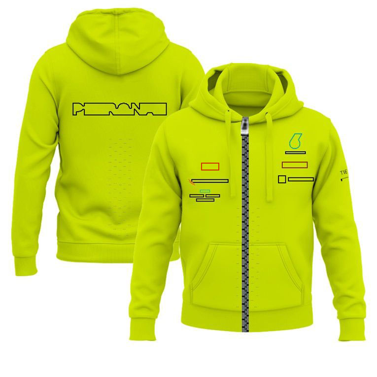 2024 Nieuwe F1 Hoodie Formule 1 Team Hooded Sweatshirt Racing Driver Sport Oversized Hoodies Spring Fall Men's Fashion Zip Up Hoodie