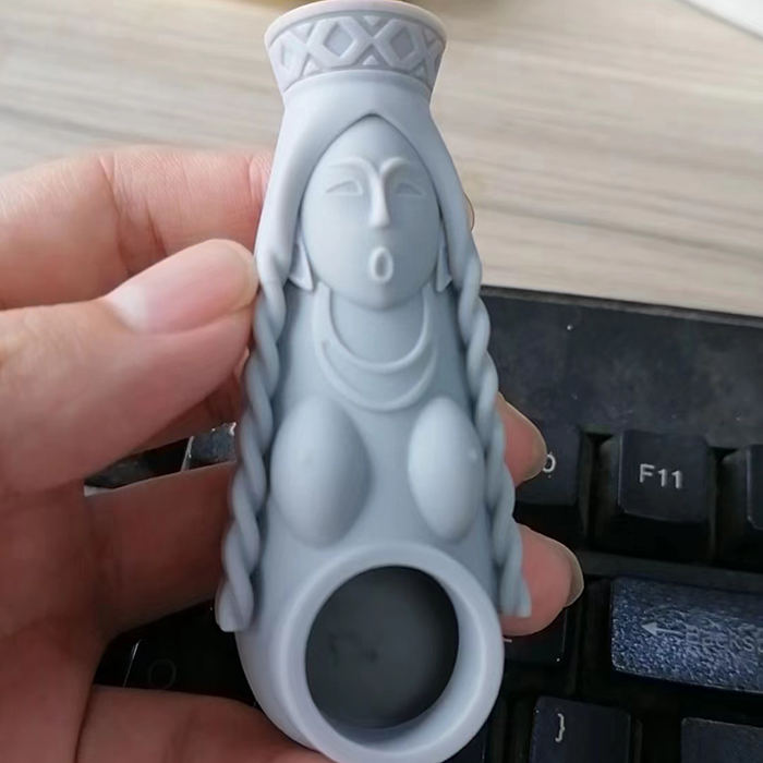 Nouveau 4 styles de dessin animé Silicone Fumer Pipe de cigarette à main cuillère à main avec 9 trous épais Bol en verre Voyage Dry Herbe Tobacco Brûleur d'huile Pipes Bong DAB Riches